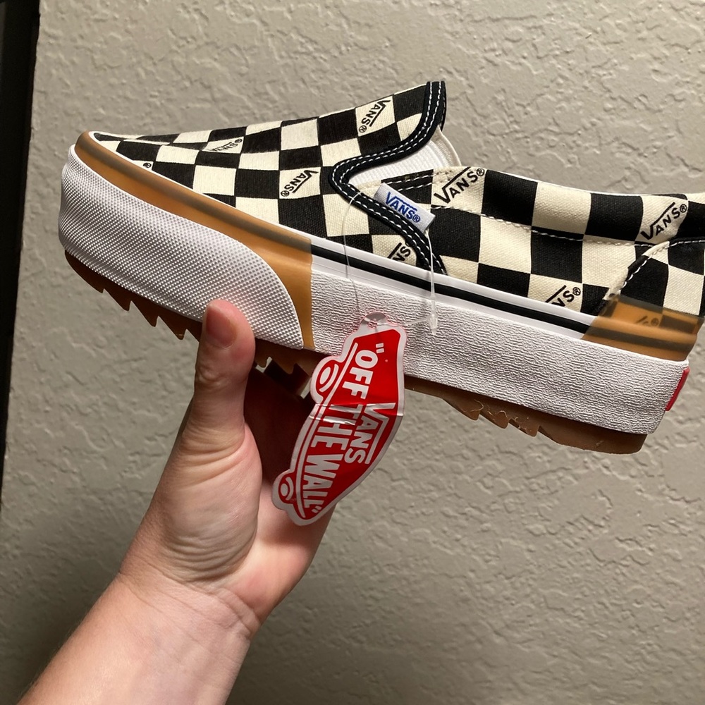 Vans stacked checkered era